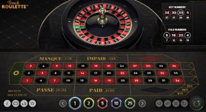 Roulette table - martingale system