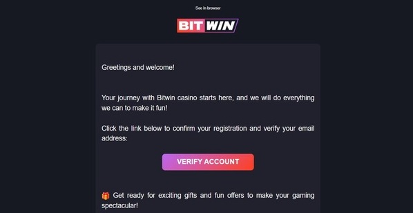 Bitwin account verification