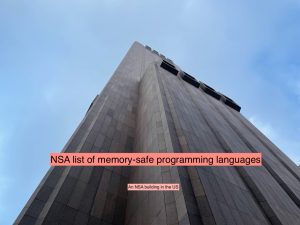 NSA list of memory-safe programming