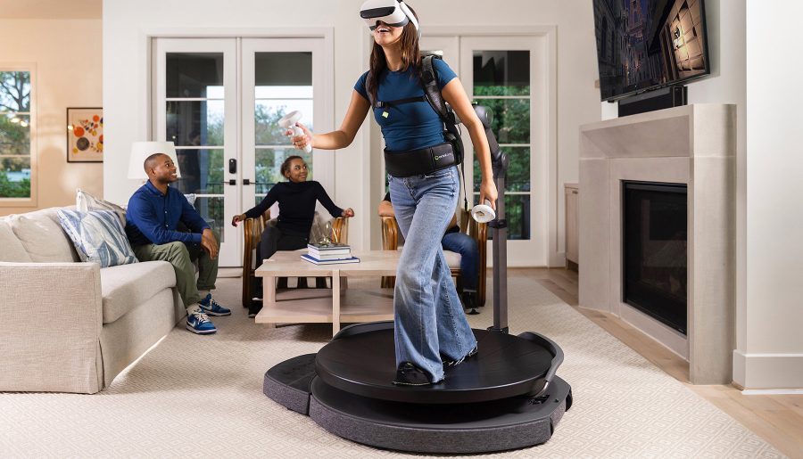 A photo of the Omni One VR treadmill.