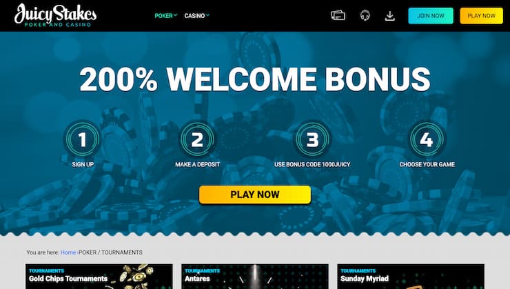 Juicy Stakes Online Poker Site
