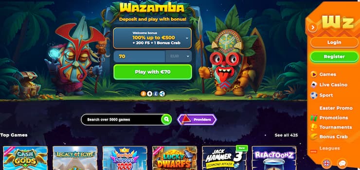 wazamba sports betting australia