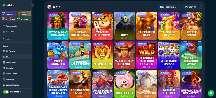 Wild.io Free Play Slots